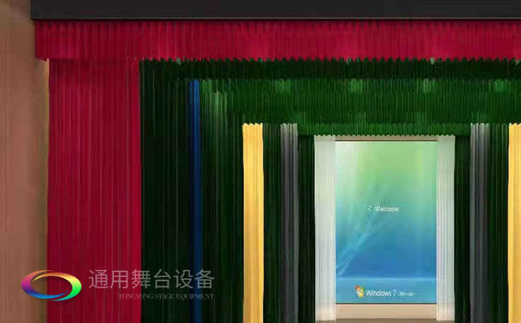 舞臺(tái)幕布、帷幕、幕布簾定制廠家