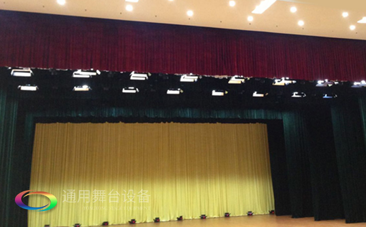 進(jìn)口高密雅麗絨B1級(jí)防火阻燃舞臺(tái)底幕 尺寸、顏色接受定制