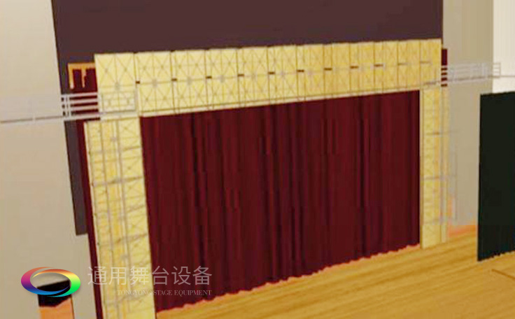 防火隔離幕Safety curtain——舞臺(tái)、觀眾廳分隔 阻斷火源及有害煙氣的擴(kuò)散