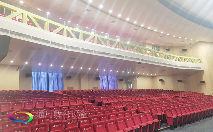 廣州雅源學(xué)校舞臺(tái)阻燃幕布、舞臺(tái)座椅、舞臺(tái)燈光、舞臺(tái)音響效果展示