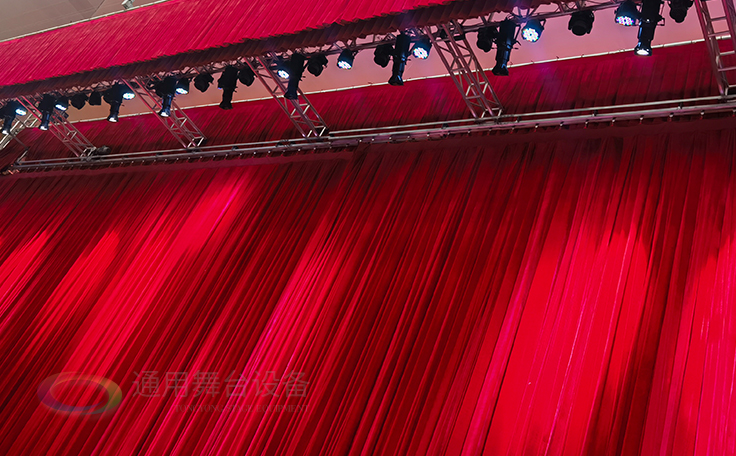 學校禮堂、報告廳 大型舞臺阻燃幕布廠家定做